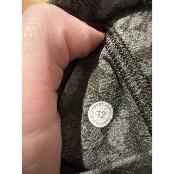 Lululemon Size 12 Swift Speed High-Rise Tight 25” Green Speckle - Picture 5 of 5